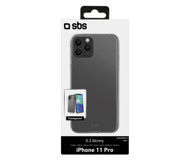 SBS Etui Skinny Cover do iPhone 11 Pro przezroczyste - 1457932 - zdjęcie 2